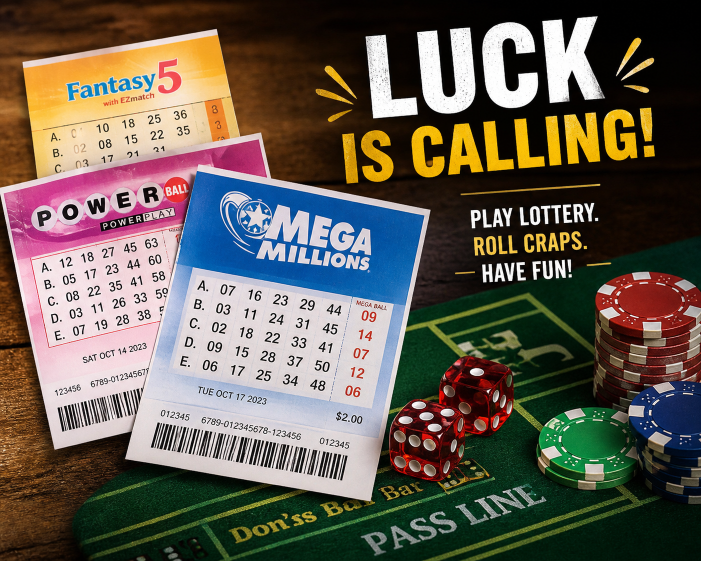 "Lotteries are a tax on stupidity" - Voltaire